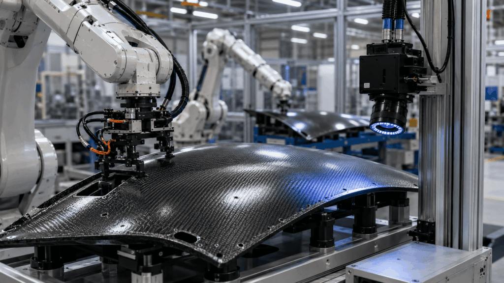 Industries automated manufacturing and inspection cell